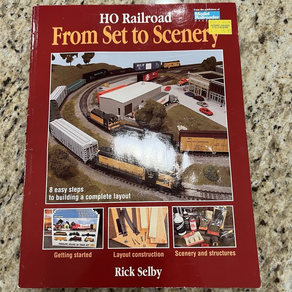 HO Railroad From‎ Set to Scenery by Rick Selby Model Railroader 12144 Layout